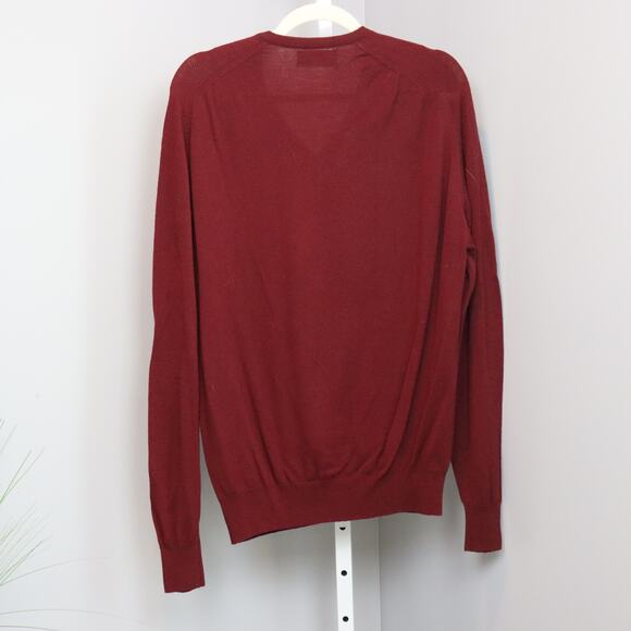 Vintage Titleist Collection Lambswool Sweater Made in Scotland Men's L V-Neck - Picture 2 of 7